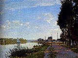 Claude Monet Canvas Paintings - Argenteuil